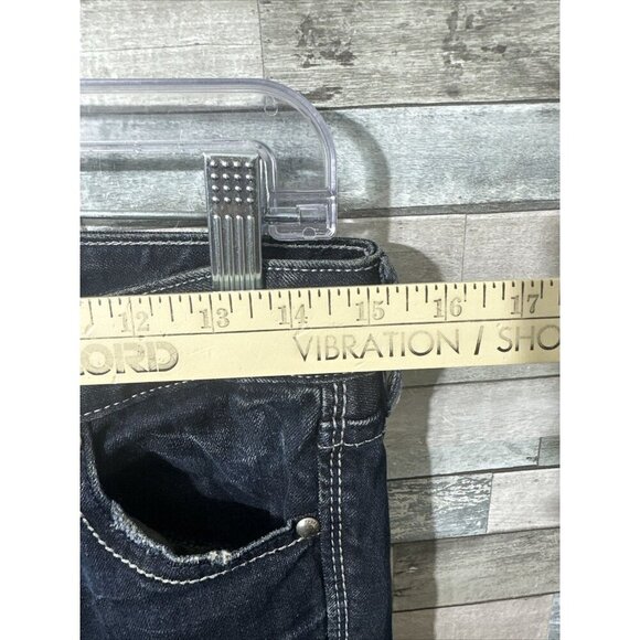 Women’s Express Denim Jeans Dark Wash Skinny Leg Size 2 Short - Picture 8 of 16
